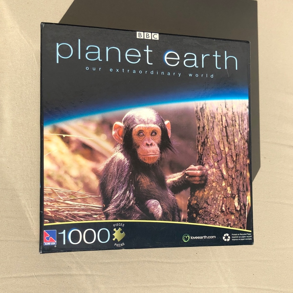 NEW Planet Earth Jigsaw Puzzle - Black & Brown